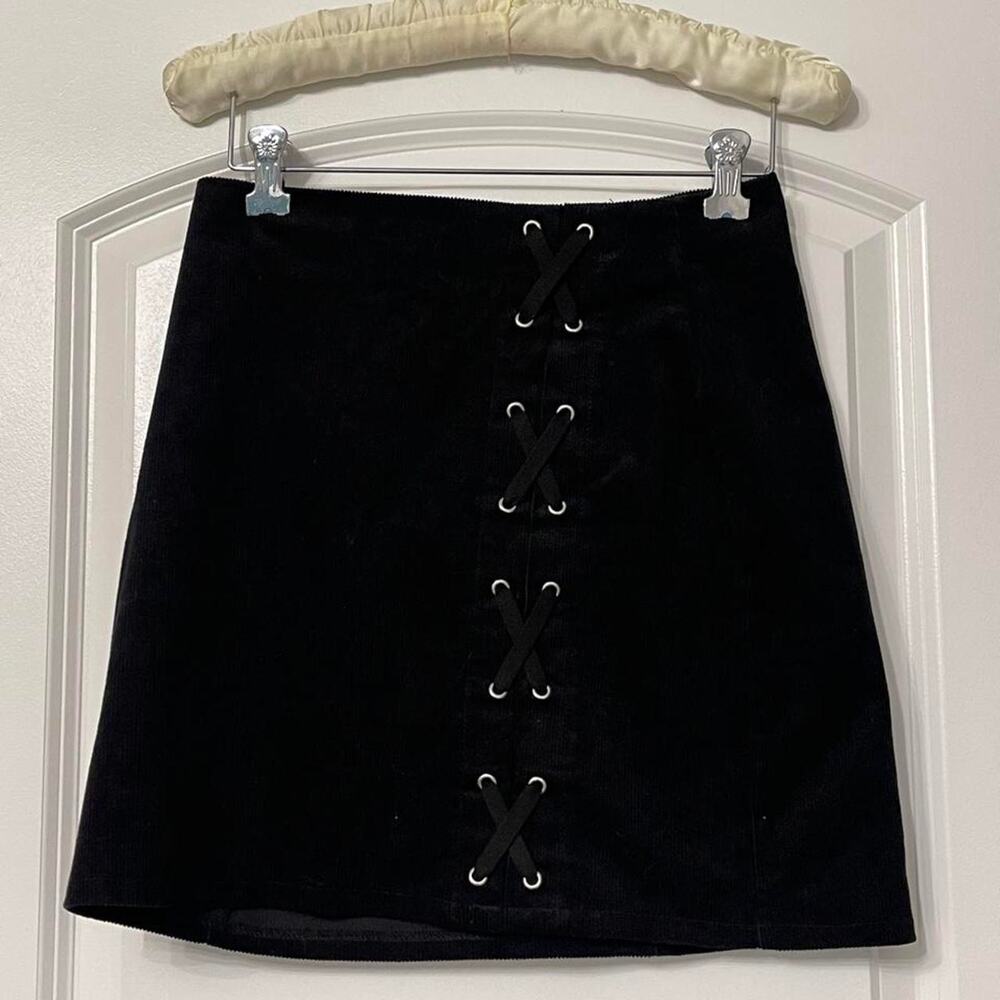 Vintage charlotte russe black corduroy